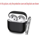 Silicone earphone case For Apple AirPods 4 Case Wirless hesdphones Earbuds case with   hook 6