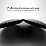 3D Blindfold Eye Mask Without Nose Lunch Break Sleep Students Eye Cover Soft Eye Patch Breathable Skin-Friendly Eyepatch For Nap 4