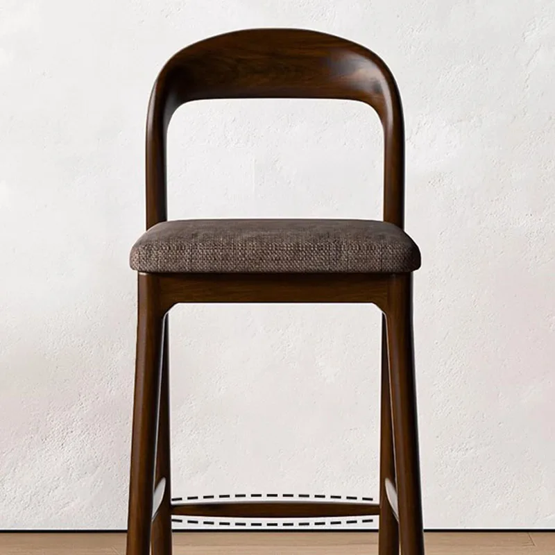 Wood With Back Bar Stools Balcony Modern Design Minimalist Office Barstools Relaxing Gaming Chaise De Bar Lounge Suite Furniture Wood With Back Bar Stools Balcony Modern Design Minimalist Office Barstools Relaxing Gaming Chaise De Bar Lounge Suite Furniture