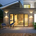 Outdoor LED Wall Light 10W IP66 Waterproof Lamp AC85-265V Warm White Cold White Exterior Wall Mounted Lighting for Home Decor 4