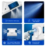 Window Cleaning Robot Liectroux YW509, 4-Way Water Spray,Home Glass Floor Wall Robot Window Cleaner,Laser Sensor,Smart Navigate 2