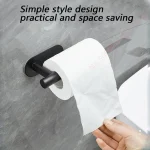 1~2PCS Toilet Paper Rack Bathroom Paper Towel Holder Adhesive Absorbent Paper Dispenser WC Kitchen Hardware Storage Accessories 5