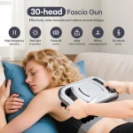 30-Heads Body Massage Gun High-Frequency Vibration Fascia Gun Back Waist Thigh Massager Neck Shoulder Massager Muscle masajeador 2