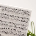 Musical Symbol Clear Silicone Stamp Scrapbooking Stamps for DIY Scrapbook Photo Albums Paper Notebook Card Making Arts Crafts 2