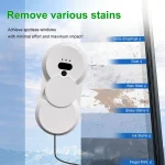 PuRuiKai Window Cleaning Robot, 5600Pa Suction,Two-way Automatic Spray 50ml Tank, Multiple Safety Systems,With Brushless motors 5