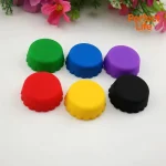 6/12/24Pcs Silicone Beer Bottle Caps Bar Home Brewing Wine Making Barware Cover Bottle Cover  Soy Corktail Lid Candy Colors 4