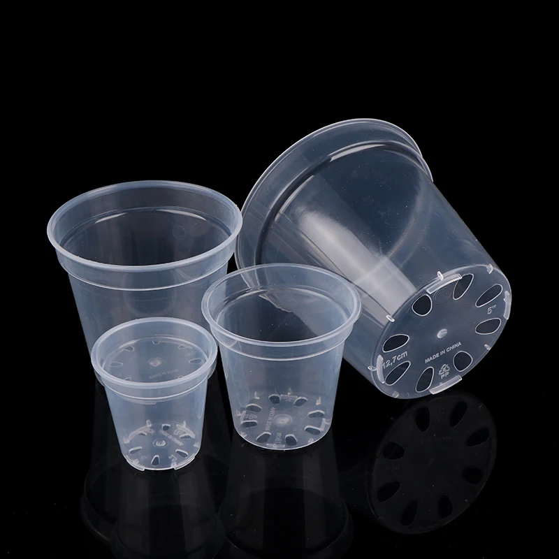 Home Garden Round Planter Pot Orchid Nursery Container Planter Container Transparent Orchid Container Round Starting Pot Home Garden Round Planter Pot Orchid Nursery Container Planter Container Transparent Orchid Container Round Starting Pot