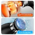 Fascia Gun Massage with Hot and Cold Heads Adjustable Angles Portable Percussion Back Massager for Muscle Neck Body Fitness 4