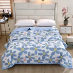 A washed quilt core, ground wool printed quilt, can be washed by washing machine, home bed products single and double quilt core 5