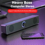 HOMEFISH Computer Desktop High-quality Bluetooth Wired Dual-purpose High-volume Microphone Two-in-one Speaker 4