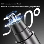 Black Electric Nose Hair Trimmer Ear and Nose Hair Trimmer Professional Painless Nose Hair Trimmer For MenAnd Women 6