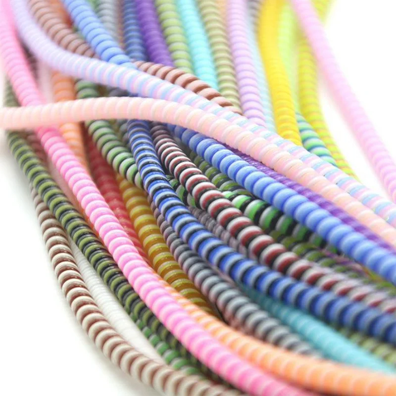 1.4m Color phone Wire Cord Rope Protecto Anti-break spring protection rope for USB Charging Cable earphone Data Bobbin Winder 1.4m Color phone Wire Cord Rope Protecto Anti-break spring protection rope for USB Charging Cable earphone Data Bobbin Winder