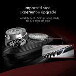 PHILIPS S1113 Electric Shaver USB Charge Stainless Steel PowerCut Blade Razor Triple Floating Head Men Fast Shave Beard Trimmer 4
