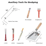 Supplies Bee Keeper Starting Kit 20 Pcs Beekeeping Tool Kit Bee Smoker Kit,Bee Keeping SuppliesAll Starter Kit 4