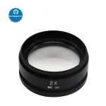 WD165 0.5X 0.7X 1.0X 2.0X Auxiliary Objective Lens Microscope Barlow Lens Objective For Trinocular Stereo Zoom Microscope Camera 6