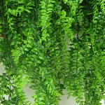 1/2PCS Green Artificial Plants Christmas Home Garden Bedroom Balcony Desktop Table Bonsai Wedding Party Decor Fake Plastic Grass 6