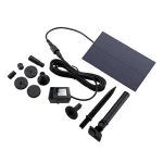 5W 5V Solar Water Pump Garden Decoration with Stake Solar Panel Fountain Watering System Energy Saving 180L/h Kits for Fish Tank 5