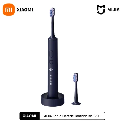 2021 XIAOMI MIJIA T700 Sonic Electric Toothbrush Teeth Whitening Ultrasonic Vibration Oral Cleaner Brush Smart APP LED Display
