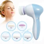 Electric 5 IN 1 Electric Facial Cleaner Brush Wash Machine Spa Skin Care Massage Blackhead Cleaning Facial Cleanser Tools