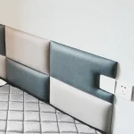 Bedroom Protective Wall Circumference Self-adhesive Headboard Card Seat Anti-collision Soft Bag King Bed Headboard 2