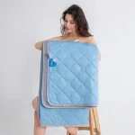 Cooling Silk Summer Quilt – Machine Washable Air Conditioning Blanket for Single & Double Beds, Ultra-Cool Comfort 6