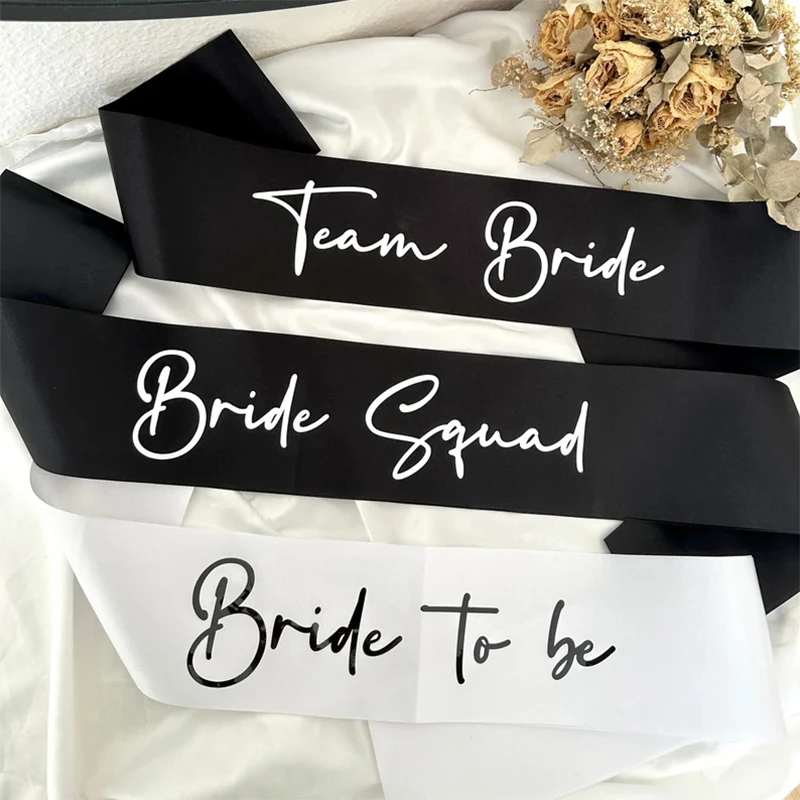 Bride to be Bride Squad Team Bride sash Bach Weekend Bachelorette hen Party bridal shower wedding decoration bridesmaid gift Bride to be Bride Squad Team Bride sash Bach Weekend Bachelorette hen Party bridal shower wedding decoration bridesmaid gift