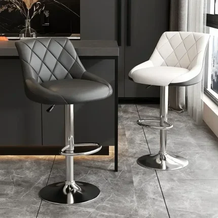 Bar chair high stool heighten bar chair simple backrest high stool