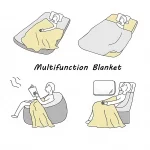 Internet Famous Meowl Cat Owl Meme Blanket Super Soft Velvet Lightweight For Sofa Bed Office Travel Picnic All Season 6