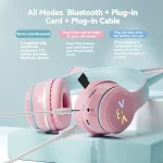 RGB Glow Earphones Wireless Earbuds 5.3 Cat Ear Bluetooth Sports Headphones Bluetooth Mp3 Players Microphone Sale Headset Gamer 5