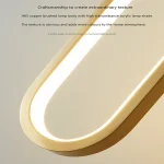 Modern Minimalist LED Pendant Light Chandelier For Bedroom Restaurant Living Room Gold Black Hanging Lamps Decoration Led Lustre 6
