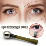 1pc Eye Roller Massage Stick Eye Cream Applicator Cosmetic Spatula Anti Wrinkle Facial Spoon Gold Alloy Face Thin Skin Care Tool 2