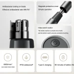 Xiaomi Mijia Electric Nose Hair Trimmer Portable Nose Ears Hair Eyebrow Trimmer  for Men Rechargeable Painless Clipper 6