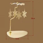 Candle Spinner New Carousel Candle Holder Carousel Candle Spinner for Wedding Party Christmas Festival Home Office Decor 6