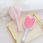 Professional Anti-Knot Comb Mini Angel Hair Smoothing Comb Anti-static Massage Scalp Comb Portable Salon Hairdressing Tool 2