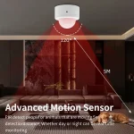 Tuya Zigbee 3.0 PIR Motion Sensor & Light Detector Infrared Smart Sensor Wireless Home Alarm System Works with Alexa Google Home 3
