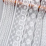 Best Selling 10yards 38kinds Color  White Lace Ribbon Woven Band French African Lace Wedding Fabric DIY Clothing/gift Wrapping 3