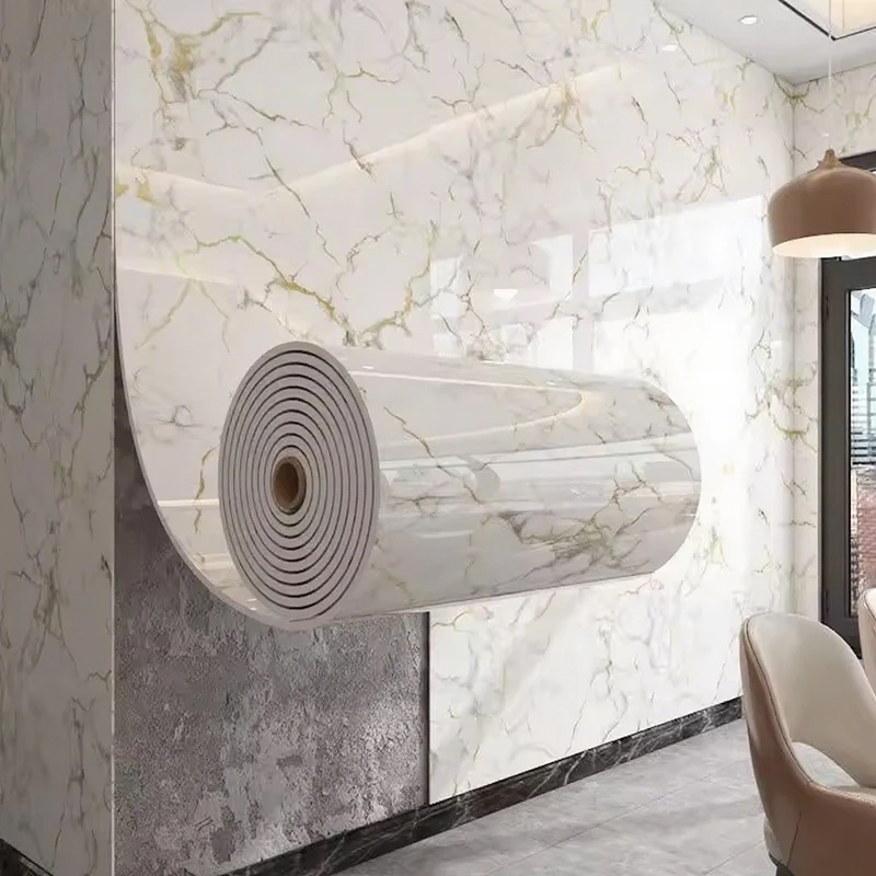 1 roll marble thick foam imitation ceramic tile self-adhesive wallpaper bedroom wallpaper bathroom waterproof wall sticker 1 roll marble thick foam imitation ceramic tile self-adhesive wallpaper bedroom wallpaper bathroom waterproof wall sticker