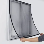 DTGJ NEW Magnetic Screen Windows Mosquito Net Customized size Black Invisible Fiberglass Mesh Air Tulle Anti insect fly Curtains 4