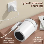 Automatic Stirring Cup Rechargeable Electric Stirring Mugs Magnetic Mixer Stainless Steel Coffee Mug Rotating Magnetic Tumbler 6