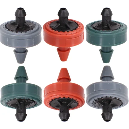 20-200PCS 2L 4L 8L Pressure Automatic Compensating Dripper Steady Flow Garden Emitter Durable Irrigation Water Regulator Dripper