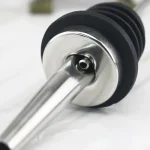 Stainless Steel Wine Olive Oil Pourer Dispenser Spout Glass Bottle Pourer Cap Spout Stopper Mouth Dispenser Bartender 2