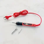 80W Soldering iron kit adjustable temperature LCD solder welding tools Ceramic heater soldering tips Tweezers soldering wire 6