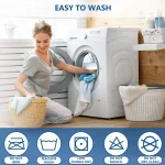 Waterproof Bedsheet Cotton Terry Flat Sheet Style Mattress Cover Anti Mites & Washable Sheet Protector 6