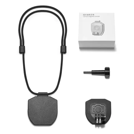 Terebento Magnetic Neck Strap Hold Mount Bracket Adapter With Lanyard For DJI Action 4/Gopro/Pocket 3/Insta360 X4 Accessories