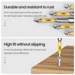 Non-slip PH2 Magnetic Batch Head Cross Screwdriver Hardness Drill Bit Screw Driver Hand Tools 25/50/65/70/90/150mm 5