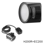 Godox AD200 V1 PRO Flash Accessory WITSTRO H200R Round Flash Head and EC-200 Extension Head AK-R1 Color temperature reflector 6