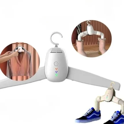 220V Clothes Dryer Shoe Dryer Electric Drying Rack Hang Dryer Machine Portable Travel Warm Air Dryer Household