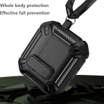 Security Lock Case For AirPods 4 4th Gen Cover TPU PC Protective Cases For Apple AirPods 4 Fundas Earphone Accessories With Hook 3