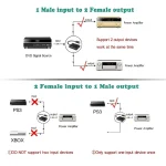 Toslink Splitter 1 in 2 Out Optical Audio Splitter Cable Digital Optical Cable SPDIF Optical Audio Distributor For Multimedia 3