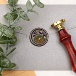 Merry Christmas Snowflake Reindeer Seal Wax Stamps Copper Brass For DIY Scrapbooking Wax Sealing Stamp Envelope Decoration 4
